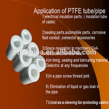 Ptfe tubos China productos, lleno de fibra de carbono ptfe tubo ptfe, ptfe tubo
